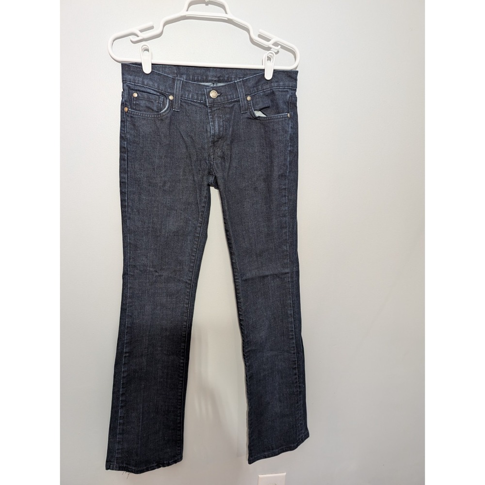 Z3 WE THE PEOPLE Women Size 28 Bootcut Made In USA‎ Embellished Denim Blue Jeans